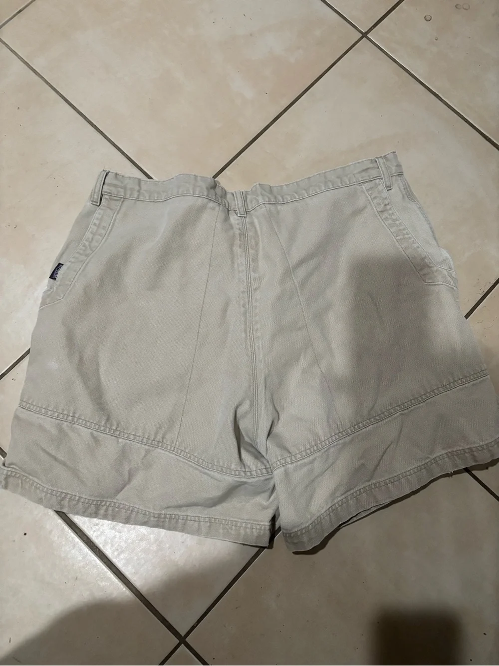 Patagonia Men's Khaki Flat-Front Shorts